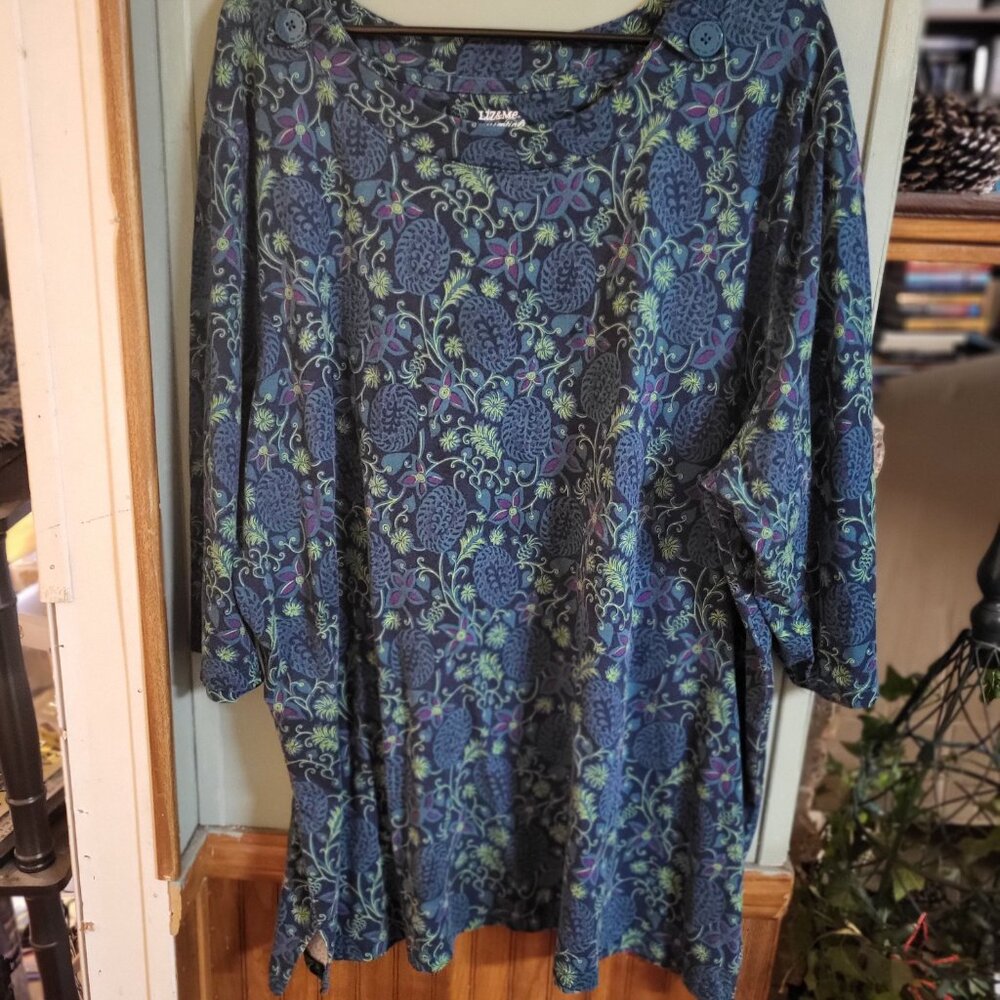 💥3 FOR $20!💥 Women's Liz & Me Essentials Blouse | Size 3X | 100% Cotton